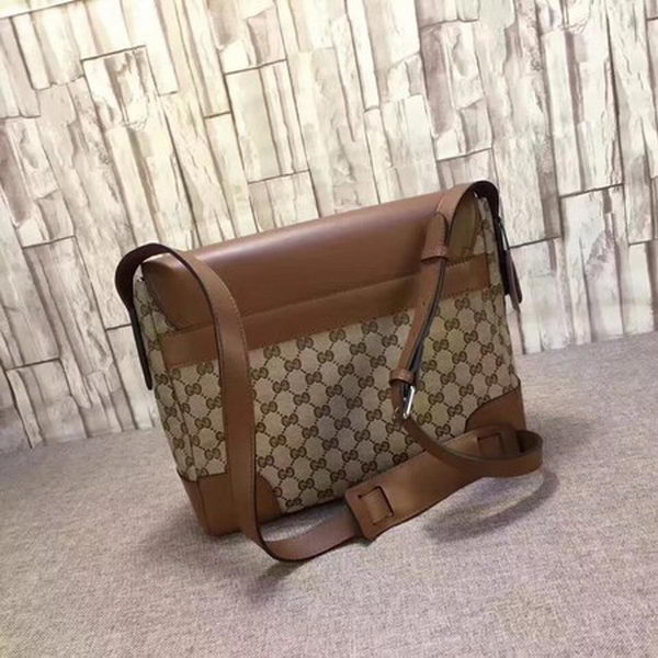 Gucci Techno Canvas Messenger Bag 353401 Brown