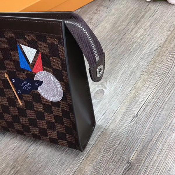 Louis Vuitton Damier Ebene Canvas POCHETTE VOYAGE MM N64442