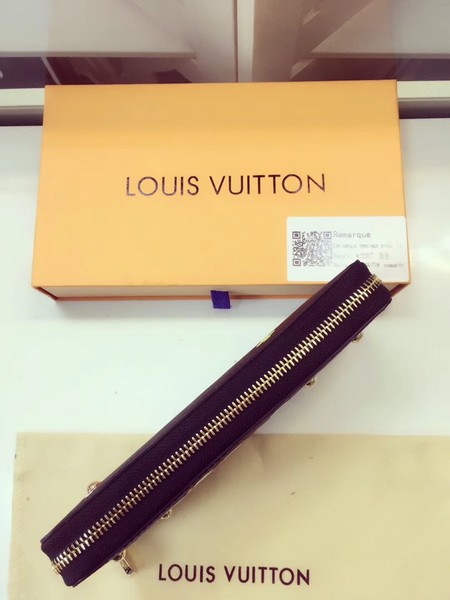Louis Vuitton Epi Leather Leather Zippy Wallet M62067 Black