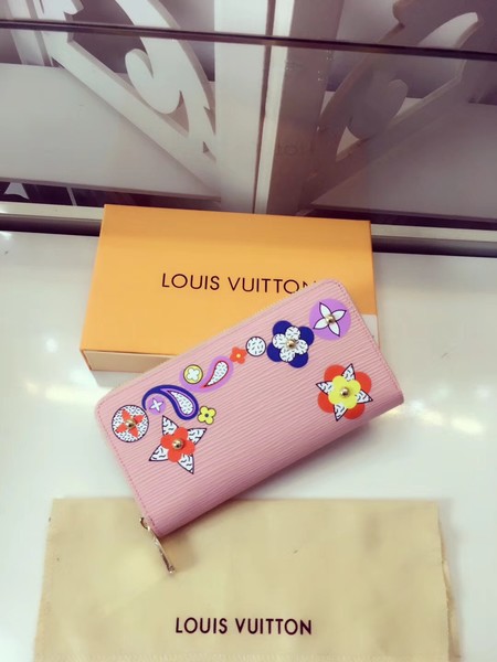 Louis Vuitton Epi Leather Leather Zippy Wallet M62067 Pink