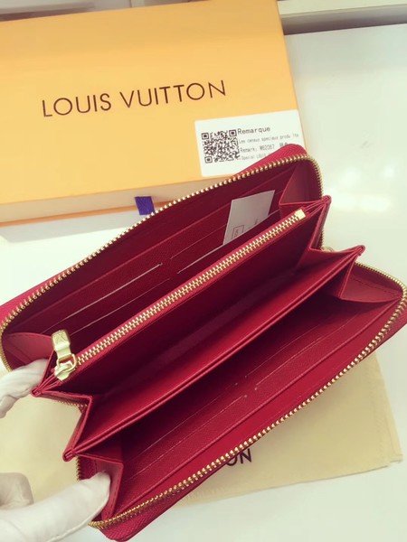 Louis Vuitton Epi Leather Leather Zippy Wallet M62067 Red