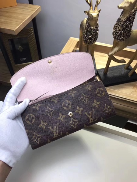 Louis Vuitton Monogram Canvas EMILIE WALLET M61289 Pink