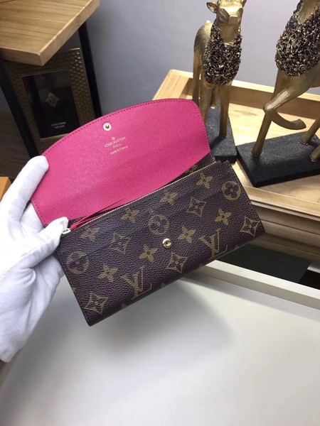 Louis Vuitton Monogram Canvas EMILIE WALLET M61289 Rose