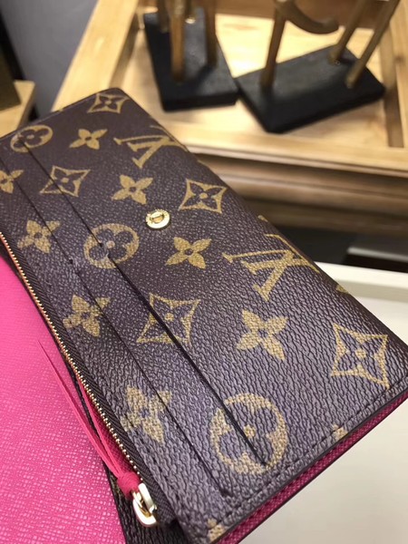 Louis Vuitton Monogram Canvas EMILIE WALLET M61289 Rose