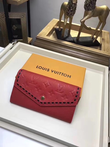Louis Vuitton Monogram Empreinte JOSEPHINE WALLET M64816 Red