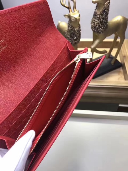 Louis Vuitton Monogram Empreinte JOSEPHINE WALLET M64816 Red