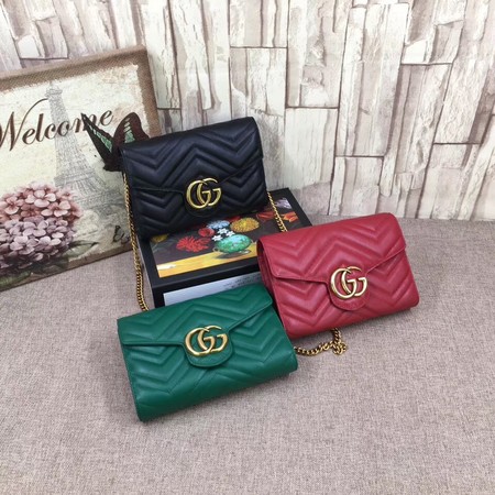 Gucci GG Marmont Bag ‎474575 Green