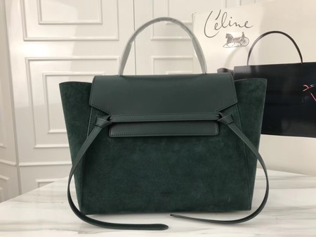 Celine Belt Bag Original Suede Leather C3349 Green