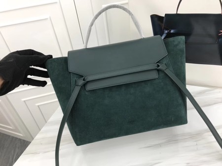 Celine Belt Bag Original Suede Leather C3349 Green