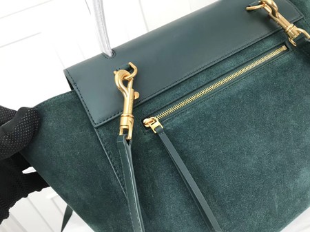 Celine Belt Bag Original Suede Leather C3349 Green