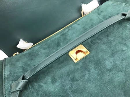 Celine Belt Bag Original Suede Leather C3349 Green