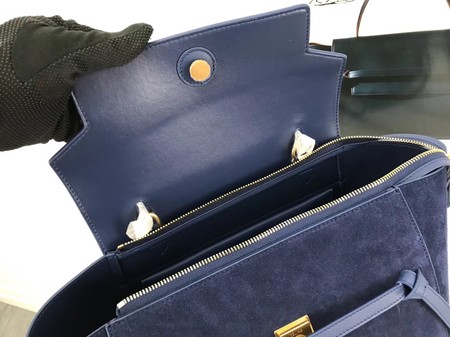 Celine Belt Bag Original Suede Leather C3349 Royal