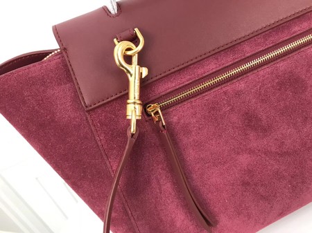 Celine Belt Bag Original Suede Leather C3349 Wine