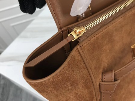 Celine Small Belt Bag Original Suede Leather A98310 Brown