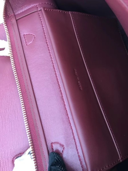 Celine Small Belt Bag Original Suede Leather A98310 Wine