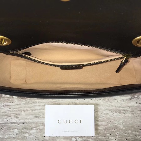 Gucci Now GG Marmont Matelasse Shoulder Bag 443496 Black