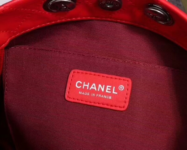 Chanel Calfskin Leather Tote Bag 25806 Red