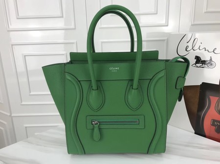 Celine Luggage Micro Tote Bag Original Leather CLY33081M Green