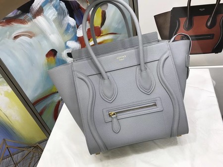 Celine Luggage Micro Tote Bag Original Leather CLY33081M Grey