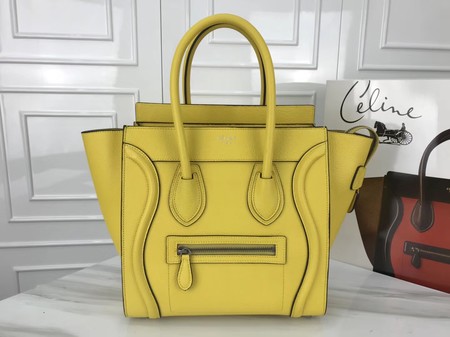 Celine Luggage Micro Tote Bag Original Leather CLY33081M Lemon