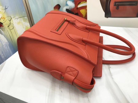 Celine Luggage Micro Tote Bag Original Leather CLY33081M Orange