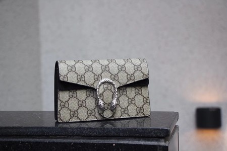 Gucci Dionysus GG Supreme Super mini Bag 476432 Black