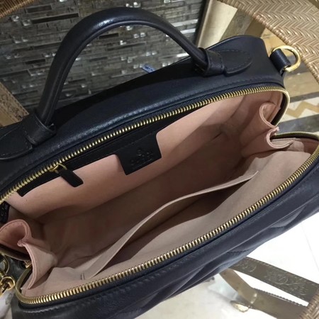Gucci GG Marmont Small Shoulder Bag 498100 Black
