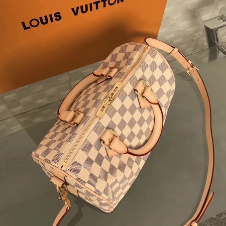 Louis Vuitton Damier Azur Canvas SPEEDY BANDOULIERE 25 N41374