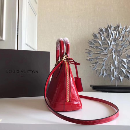 Louis Vuitton Monogram Vernis Alma BB M91606 Red