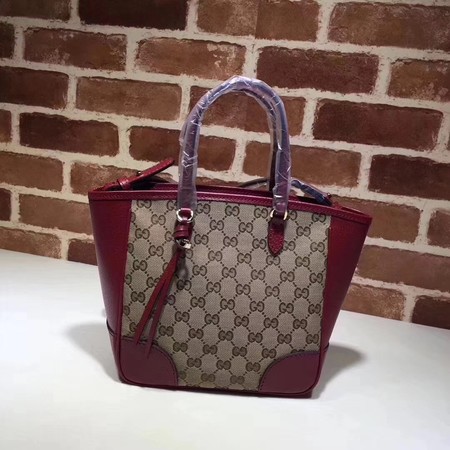 Gucci Bree Original GG Canvas Top Handle Bag 353121 Red