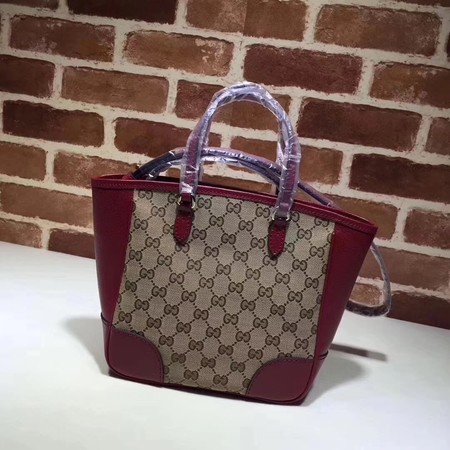 Gucci Bree Original GG Canvas Top Handle Bag 353121 Red