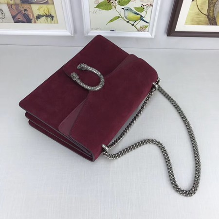 Gucci Dionysus Suede Leather Shoulder Bag 403348 Wine