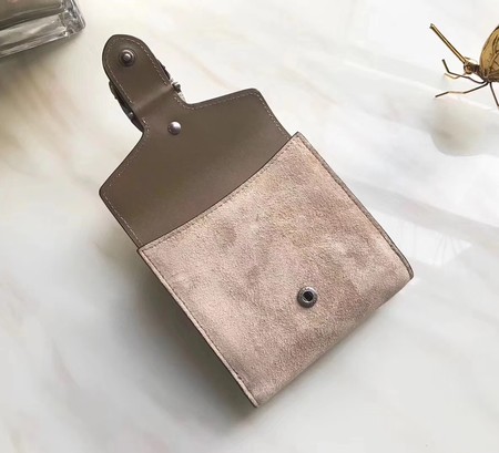 Gucci Dionysus Velvet Card Case 404139 Apricot