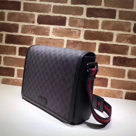 Gucci Original GG Canvas Messenger Bag 475432 Black