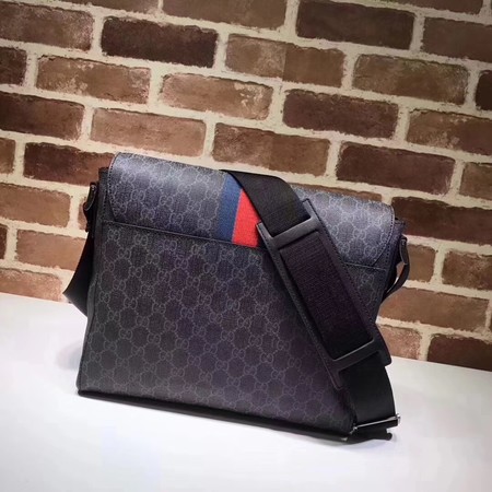 Gucci GG Supreme Messenger Bag 475432 Black