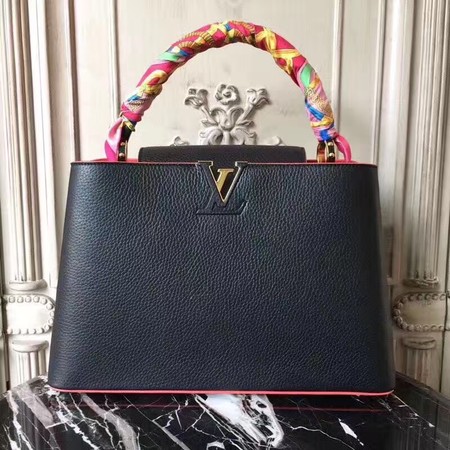 Louis Vuitton Elegant Capucines Bags MM M41813 Black