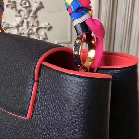 Louis Vuitton Elegant Capucines Bags MM M41813 Black