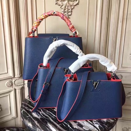 Louis Vuitton Elegant Capucines Bags MM M41813 Blue