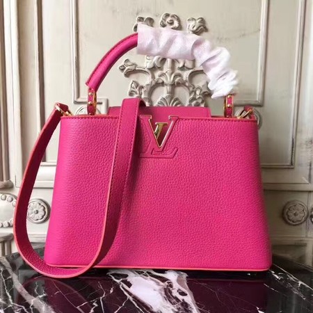 Louis Vuitton Original Leather CAPUCINES BB M54419 Rose