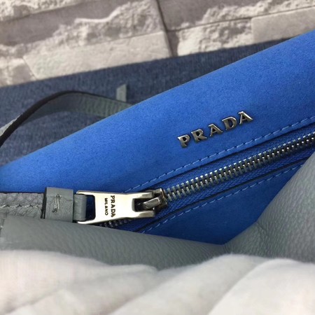 Prada Etiquette Bag Calfskin Leather 1BD082 SkyBlue
