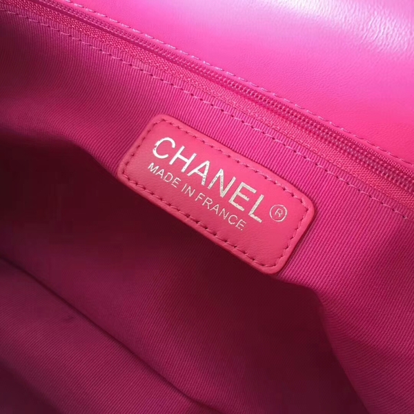 Chanel Original Suede Leather Flap Shoulder Bag A8128 Pink