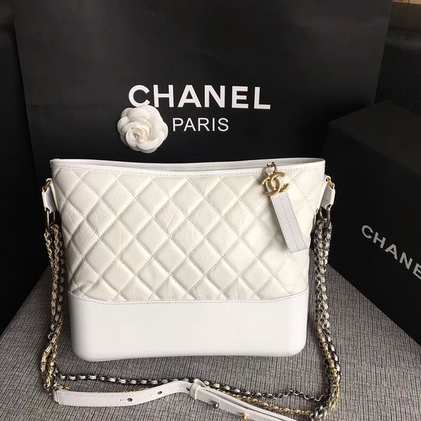 Chanel Gabrielle Shoulder Bag Original Calfskin Leather A93842 White