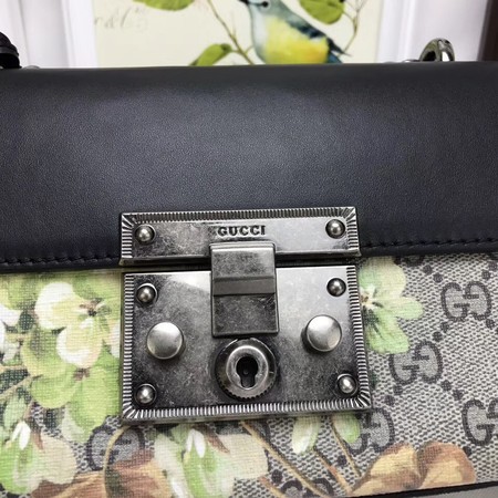 Gucci Padlock GG Supreme Shoulder Bags 409487B Black