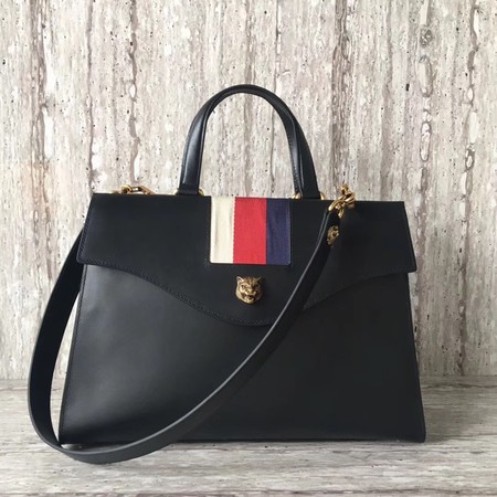 Gucci GG Marmont Top Handle Bag 476470 Black