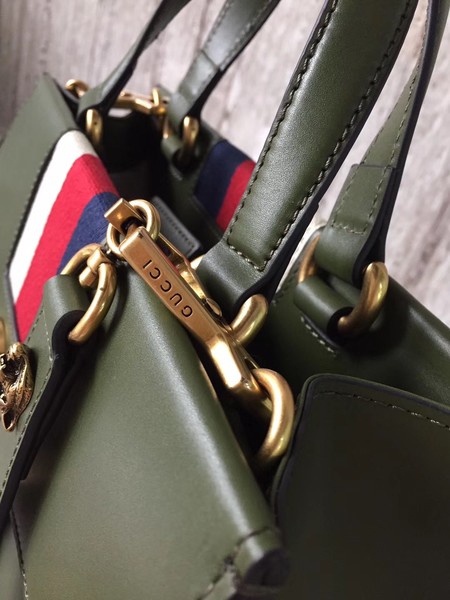 Gucci GG Marmont Small Top Handle Bag 476472 Green