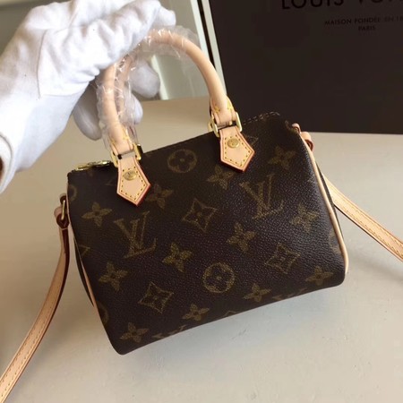 Louis Vuitton Monogram Canvas Nano Speedy M61252