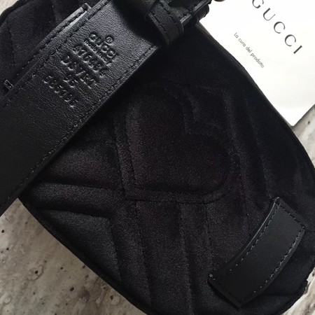 Gucci GG Marmont Belt Bag 476434 Black