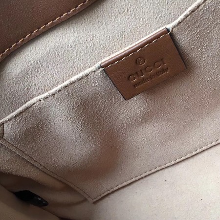 Gucci Padlock Small GG Shoulder Bag 498156 Brown