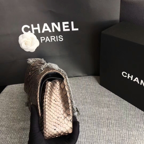 Chanel Original Python Leather Shoulder Bag CF1112A