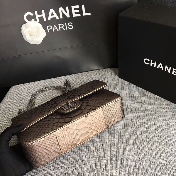 Chanel Original Python Leather Shoulder Bag CF1112A